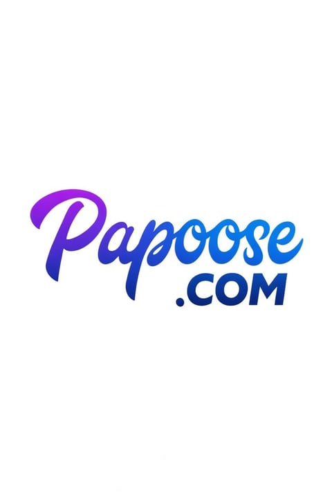 Papoose.com logo featuring purple and blue stylized script text on white background